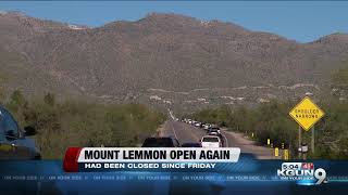 Road to Mount Lemmon opens [upl. by Iluj695]