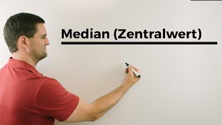 Median Zentralwert Statistik  Mathe by Daniel Jung [upl. by Yerbua]