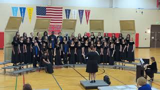 Kahler Middle School 7th Grade Choir  quotCarry the Lightquot  ISSMA Competition  31123 [upl. by Novaat369]