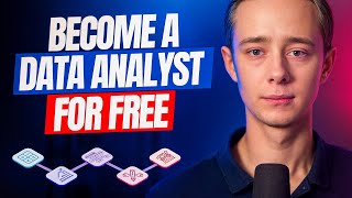 How to Become a Data Analyst in 2024 Completely FREE [upl. by Lipinski]