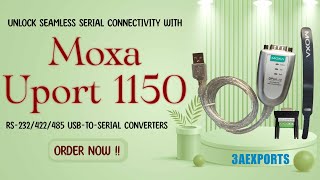 quotUnlock Seamless Serial Connectivity with Moxa UPort 1150 Your USBtoSerial Solutionquot [upl. by Prunella913]