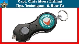 Best Braided Fishing Line Cutter  Boomerang Tool The Snip Review [upl. by Saltsman]