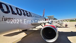 TRIP REPORT  VOLOTEA  AIRBUS A319112  Ancona Falconara  Catania Fontanarossa  Standard Economy [upl. by Lali]