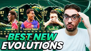 WTF😱 THE BEST NEW META EVOLUTION CARDS TO EVOLVE IN EAFC 25 Dinho Magic [upl. by Tabor]