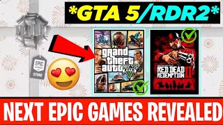 GTA 5 Free CONFIRM  Epic Games Next Mystery Game  Red Redemption 2 Epic Games [upl. by Phelan]