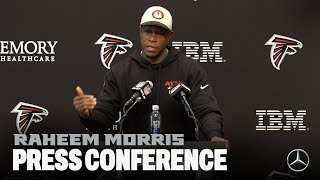 Raheem Morris speaks on preparations for Chargers heading into Week 13  Press Conference [upl. by Eindys161]