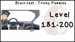 Brain test  Level 181  200 walkthrough AndroidIOS [upl. by Enilehcim]