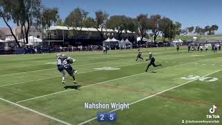 Nahshon Wright with the interception of a Dak Prescott pass [upl. by Drannel177]