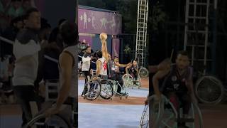 Wheelchair Basketball Match sports shortfeed shortsviral shortfeed sports wheelchairsports [upl. by Mannes104]