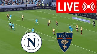 🔴 In Diretta  NapoliLecce  Serie A 202425  Partita in diretta oggi [upl. by Latea]