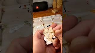 Minnie Mouse Ornament woodworking diy handmade minniemouse disney [upl. by Bertine752]