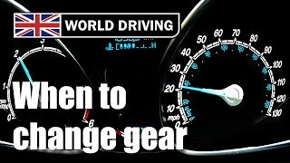 When To Change Gear in a ManualStick Shift Car Changing Gears Tips Learning To Drive [upl. by Skipper]