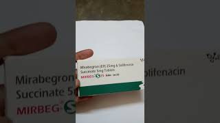 MIRBEG S 25  TABLET  MIRABEGRON  SOLIFENACIN  💊MEDICINE [upl. by Cence]