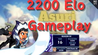 2200 Elo Top 100 Asuri Gameplay My katars are Insane [upl. by Yrdua]