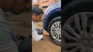 tyre polish auto spa carcleaning tyrepolish cartyres [upl. by Zenobia]