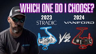 2024 VANFORD A vs 2023 STRADIC FM Which reel do you choose [upl. by Arita998]