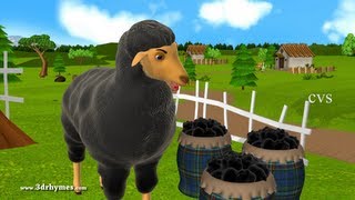 Baa Baa Black Sheep  3D Animation English Nursery rhyme for children with lyrics [upl. by Joselow]