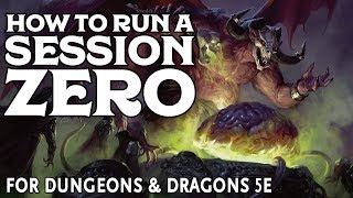 How to Run a Session Zero for Dungeons and Dragons 5e [upl. by Anidam]