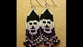 Brick Stitch Earrings [upl. by Ilhsa]