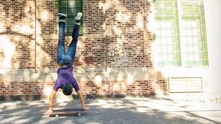 My First Skateboard Handstand [upl. by Boris887]