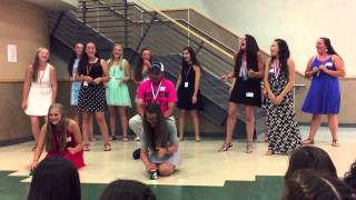 PawcatuckWesterly Junior Softball AllStars serenade Coach Ray Arruda [upl. by Ailina]