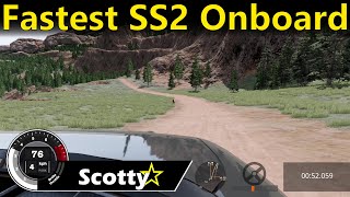 BeamNG Beam Mountains Rally Fastest Stage 2 Onboard [upl. by Gannie]