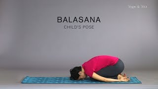 Beginners Yoga How to do Balasana  Childs Pose [upl. by Atnahc]