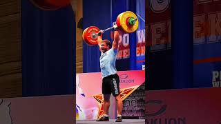 Dmitry Klokov 162 kg strict press [upl. by Gant93]