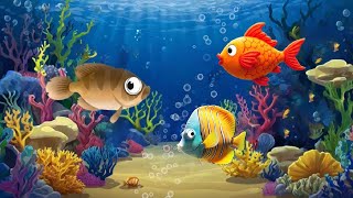 Lullaby for Babies to go to Sleep 🐟Baby Sleep Music🐟Soothing Fishes🐟Fish Animation fishlullaby 66 [upl. by Sorrows]