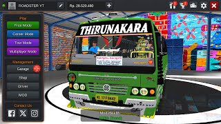 THIRUNAKARA KL 17 F 8442 കോട്ടയം  കോളനി  KONDODY EXECUTIVE MOD  bussid [upl. by Nitsuga]