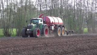 Loonbedrijf Van Geresteijn bouwland injecteren met Fendt 920 [upl. by Anitahs401]