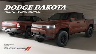 ALL NEW 2025 DODGE DAKOTA REVEALED REDESIGN  Digimods DESIGN [upl. by Nylaehs]