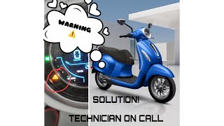 BAJAJ chetak ⚠️ light solution What to do now live talk with chetak technician [upl. by Pacificia292]