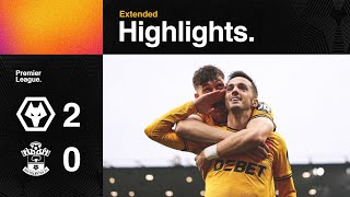 Three big points  Wolves 20 Southampton  Extended Highlights [upl. by Oswal]