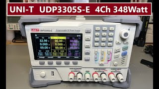 TA0376 UNIT UDP3305SE Programmable DC Power Supply Linear  HandsOn Review [upl. by Annmarie]