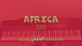 Africa  Piano Cover with Lyrics [upl. by Arikaahs68]