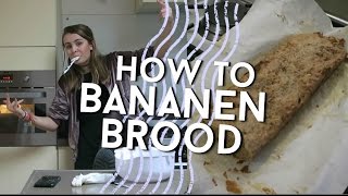 HOW TO MAKE BANANENBROOD Healthy snack [upl. by Anissej]