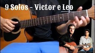 9 Solos Violão  Victor e Leo [upl. by Ayetal]