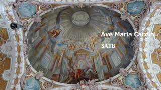 Ave Maria Caccini SATB Strings3 [upl. by Rahcir557]