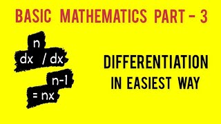 Differentiation  Basic physics  Basic mathematics  neet2023 [upl. by Eckart793]