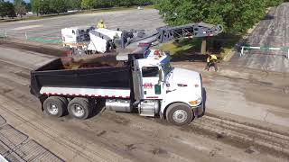 MANEVAL PAVING AT ARLINGTON RACE TRACK [upl. by Iver]