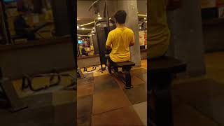 Back workout Rowing  motivation fitness fitnesscenter viralvideo gym youtube [upl. by Reichert380]