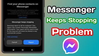 Messenger Keeps Stopping Problem  Fix Messenger Keeps Stopping Problem [upl. by Irpak]