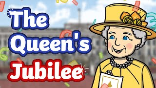 The Queens Jubilee  Platinum Jubilee 2022  Twinkl Kids Tv [upl. by Annoirb]