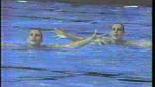 Synchro Brasil duet free Winnipeg 1999 Panamericanos [upl. by Nitsugua]