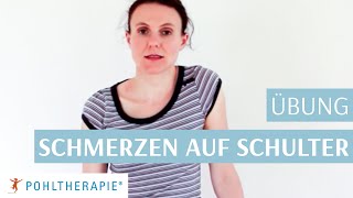 Schulterschmerzen Übung bei Schmerzen oben auf der Schulter [upl. by Eldin]