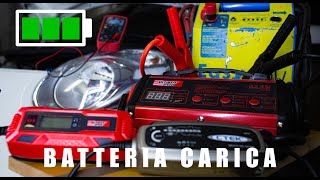 Batteria scarica Come ricaricarla mantenerla carica usare il booster e i cavi di avviamento [upl. by Mert577]