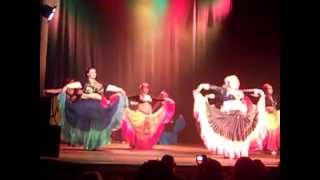 Twisted Tails Tribal Skirt Bellydance Scotland Show [upl. by Novart]