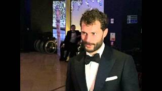 Jamie Dornan  Interview at Titanic Belfast audio [upl. by Leicam703]