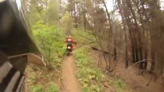 Dirt Bike Riding Part 2 Devils Gulch Trail [upl. by Eiliah]